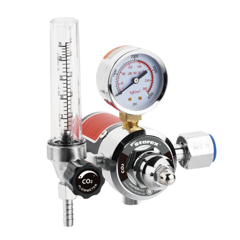 Flussometro regolatore riscaldatore CO2 CRF521