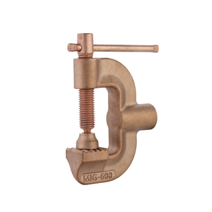 Morsetto di terra in ottone Lenco GC996