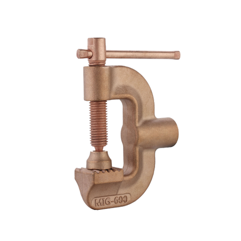 Morsetto di terra in ottone Lenco GC996