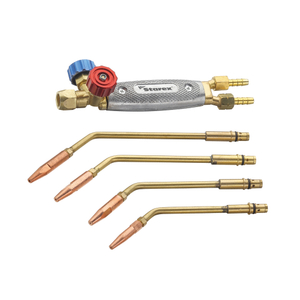Torcia per saldatura a gas Donmet G4 completa di 4 punte