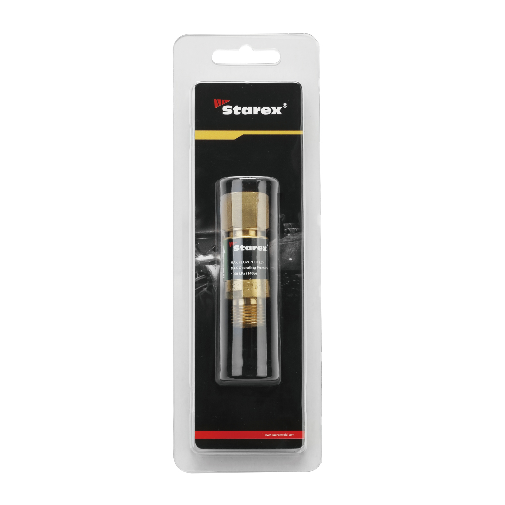 Torcia/regolatore serie 166 Dado solido per dispositivo di arresto del ritorno di fiamma