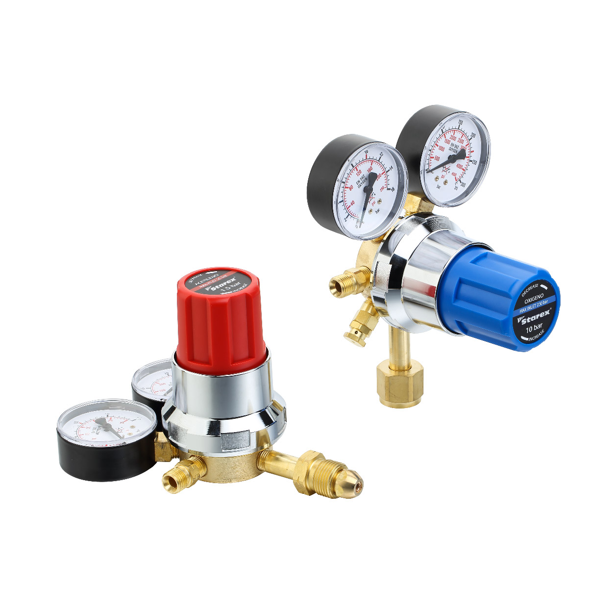 Regolatore Afrox 8000 per uso medio, ossigeno, acetilene e azoto