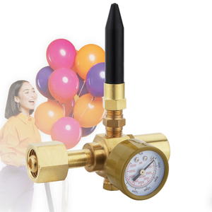 Riempitore per palloncini a elio deluxe con manometro