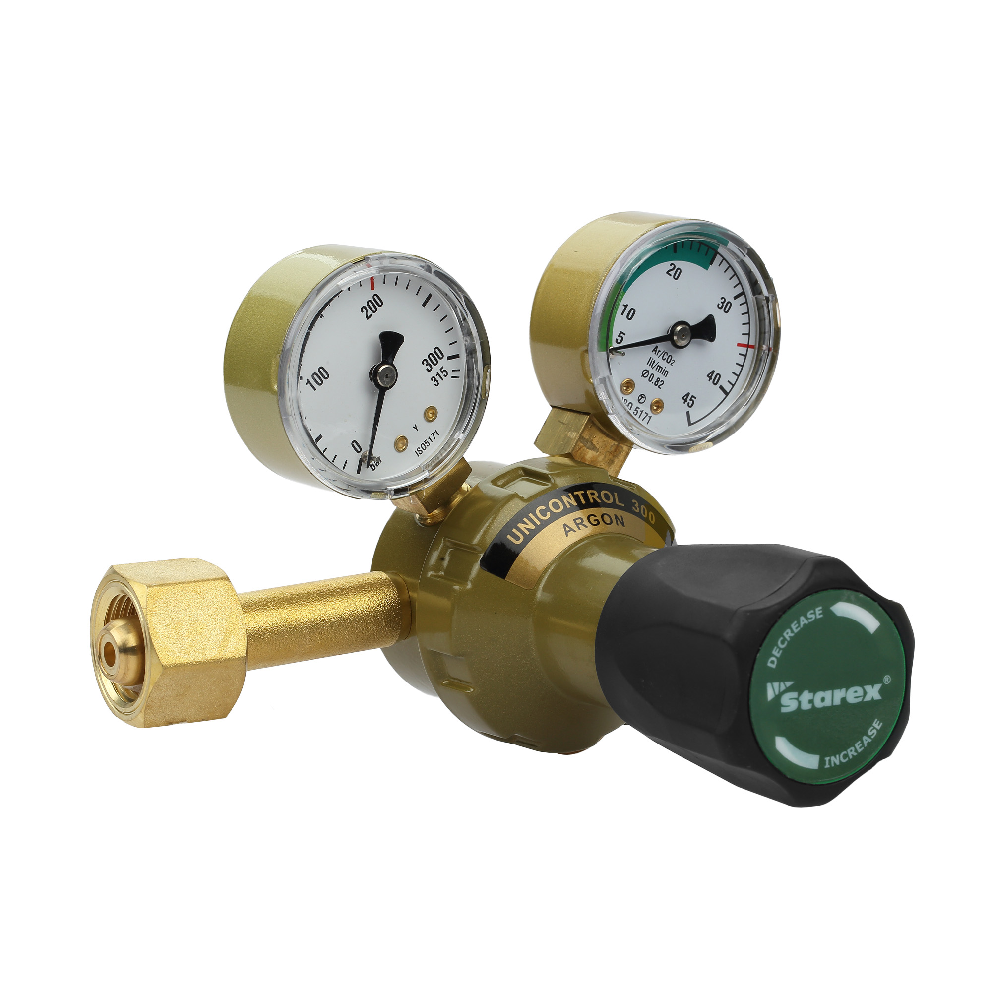 Regolatore UNICONTROL 500 per uso medio, ossigeno, acetilene e argon