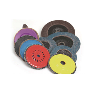 Disco lamellare con supporto in nylon abrasivi