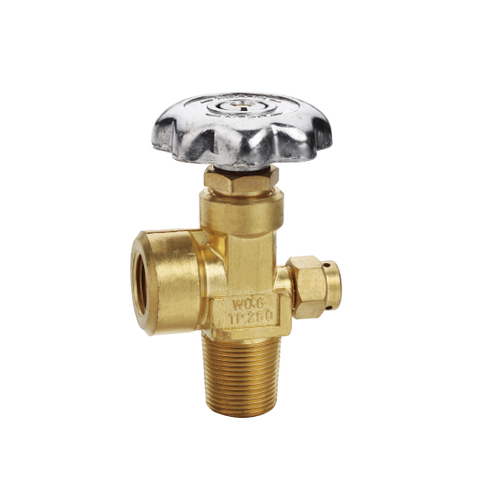QF-07 Valvola per ossigeno con cilindro in ottone 